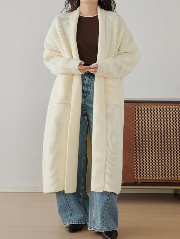 畔ロング羽織りカーディガン　4色入