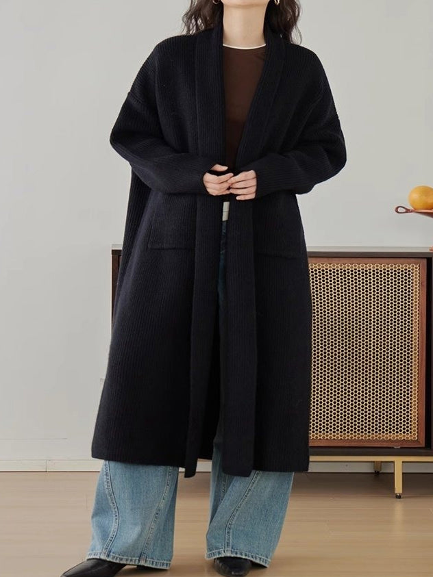 畔ロング羽織りカーディガン　4色入
