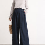 ラップアシンメトリーワイドパンツ　5色入 - SonderSable