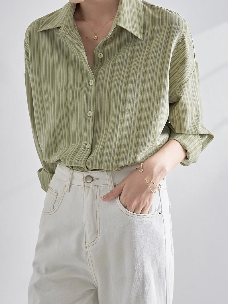 Striped shirt in 2 colors