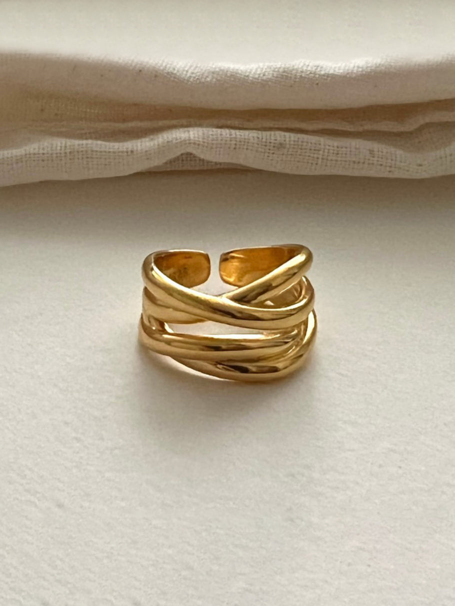 Layered ring, 2 colors