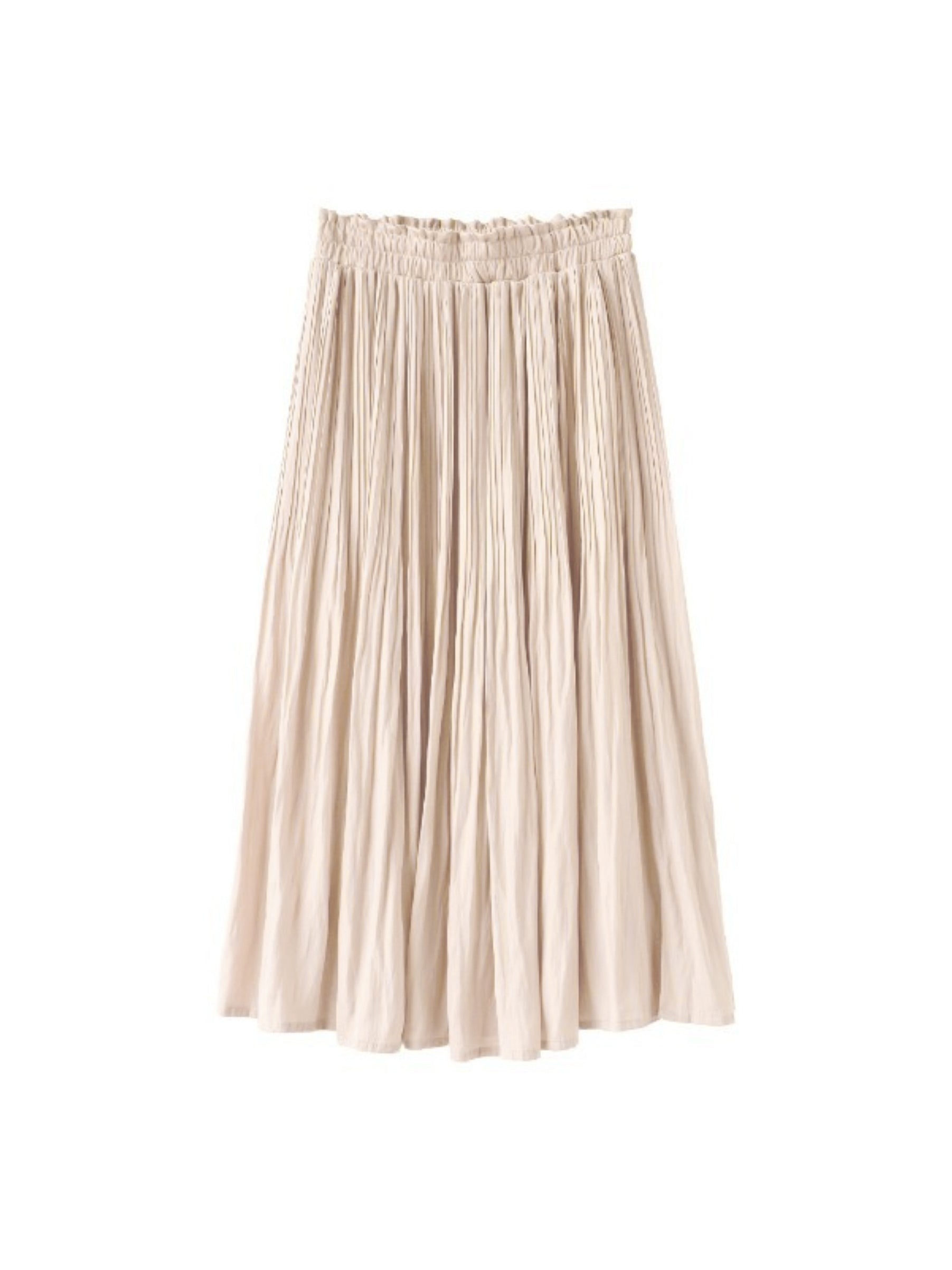 Vintage satin long flare skirt in 4 colors