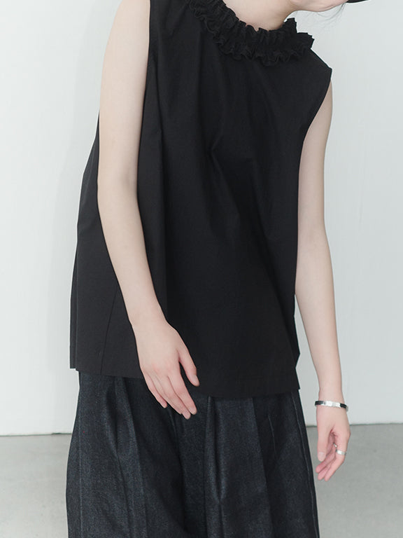 2-way front and back ruffle blouse in 2 colors