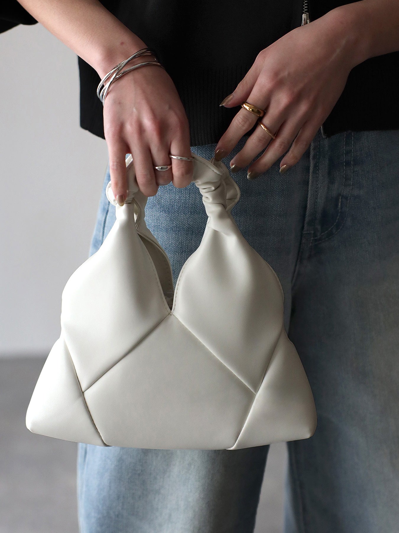 Triangle mini bag in 5 colors