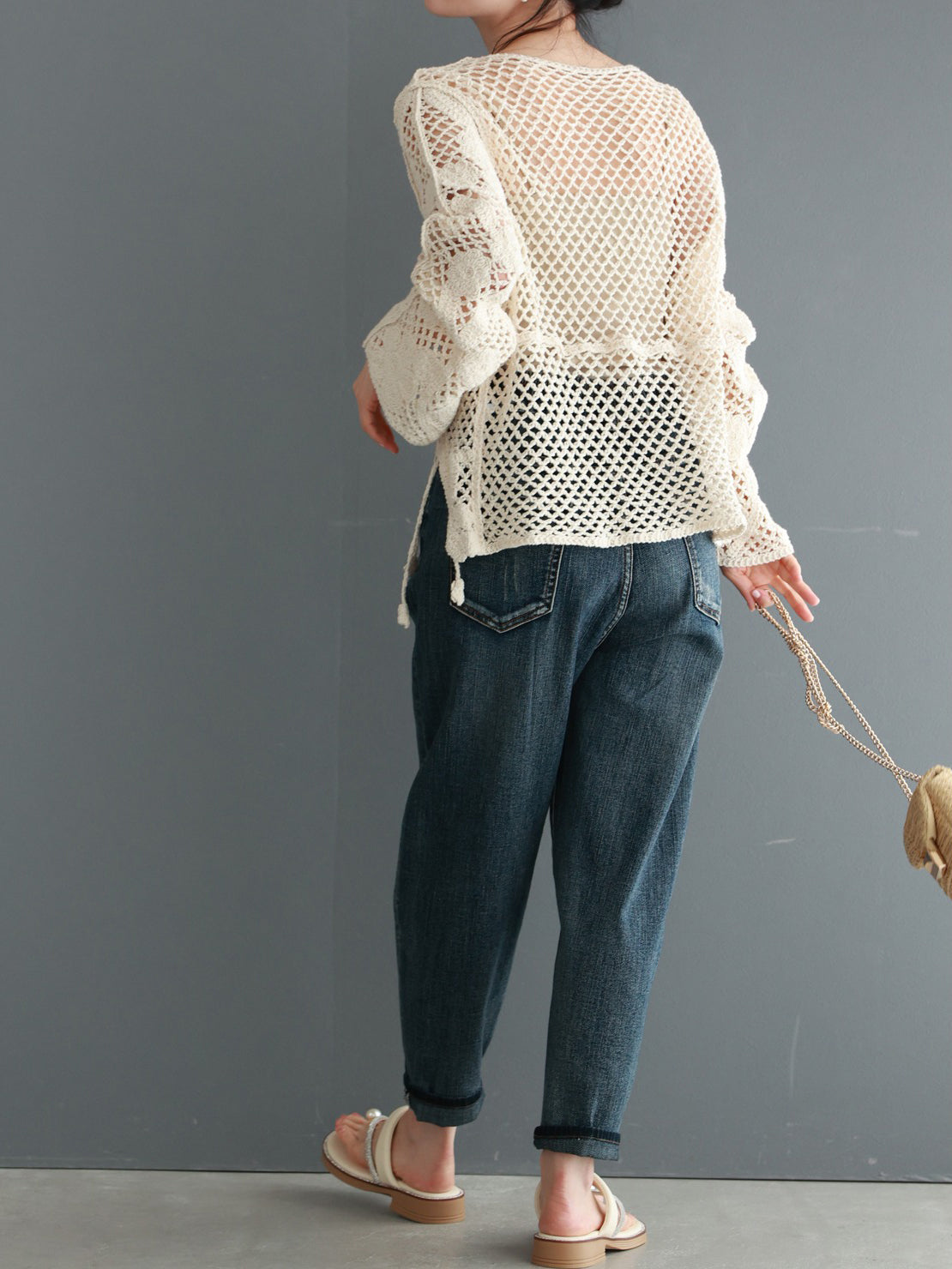 <先行公開>シアークロッシェイレギュラーヘムプルオーバー　2色入 - SonderSable