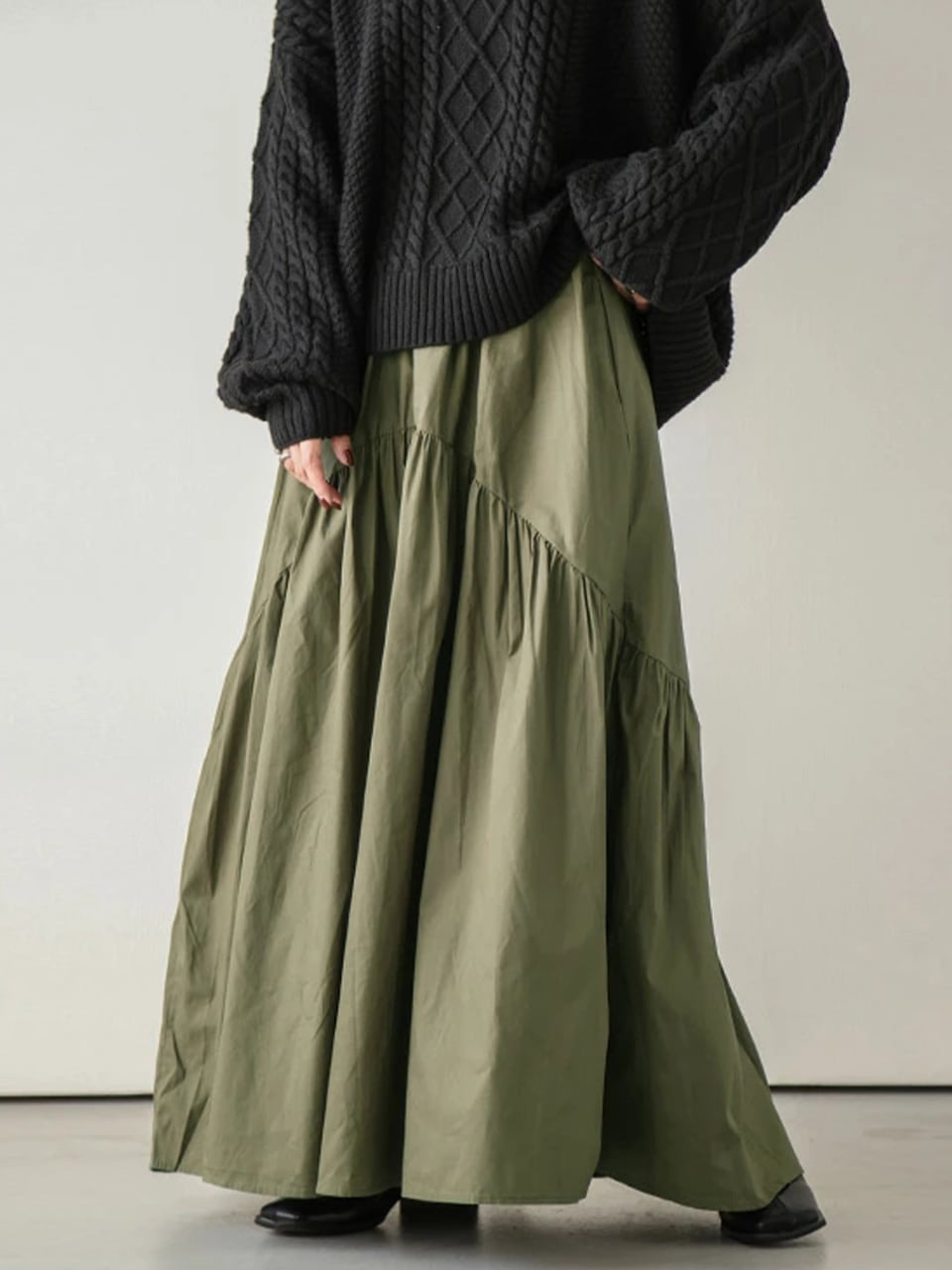 Round tiered skirt in 5 colors