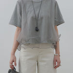 チュールフレアレイヤードTシャツ　3色入 - SonderSable
