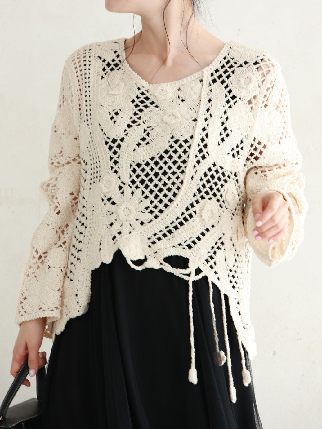 <先行公開>シアークロッシェイレギュラーヘムプルオーバー　2色入 - SonderSable