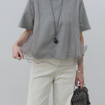 チュールフレアレイヤードTシャツ　3色入 - SonderSable