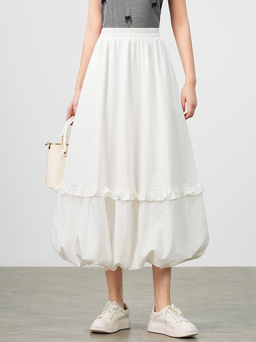 Frill Balloon Skirt (5 colors)