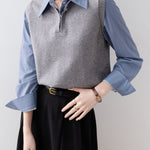 <先行公開>レイヤードストライプニット - SonderSable