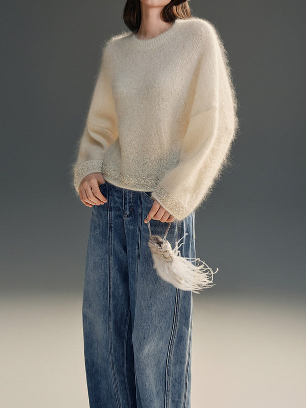 ビジューデザインヘムニット　2色入 - SonderSable