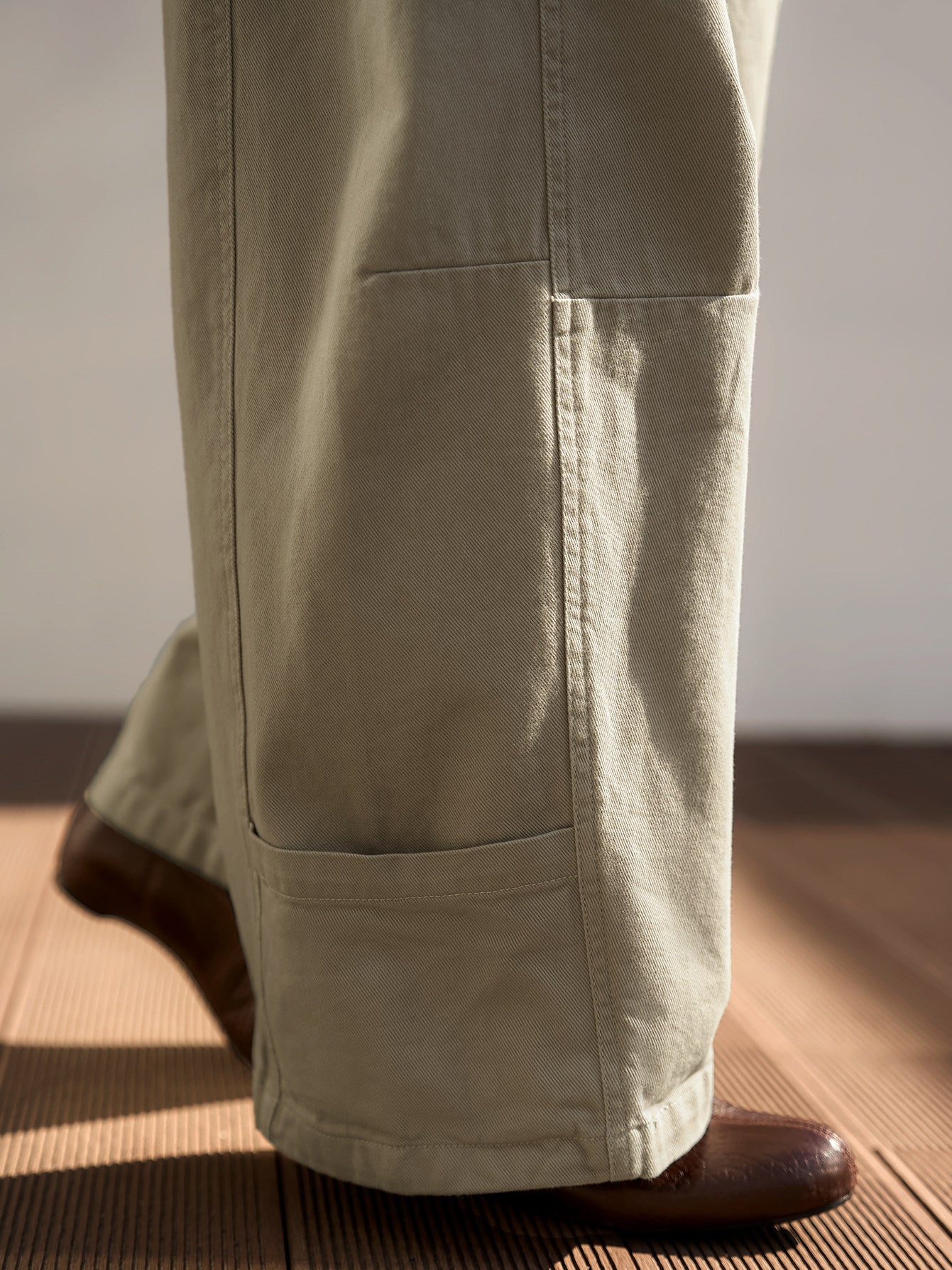 スカーフデザインワイドパンツ　3色入 - SonderSable