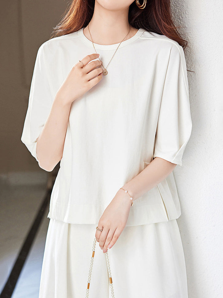 サイドボタンTシャツ　2色入 - SonderSable