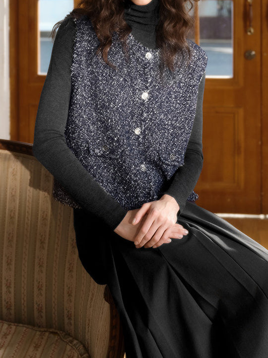 <先行公開>ラメツイードベスト - SonderSable