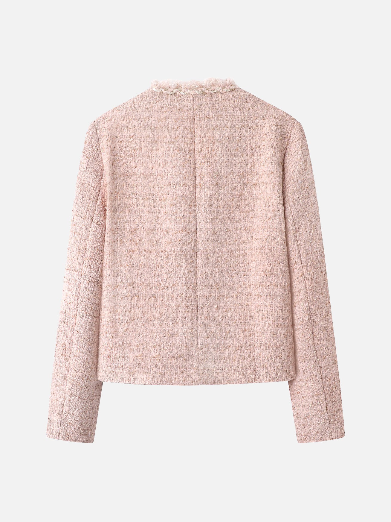 フリンジエレガントツイードジャケット - SonderSable