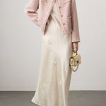 フリンジエレガントツイードジャケット - SonderSable