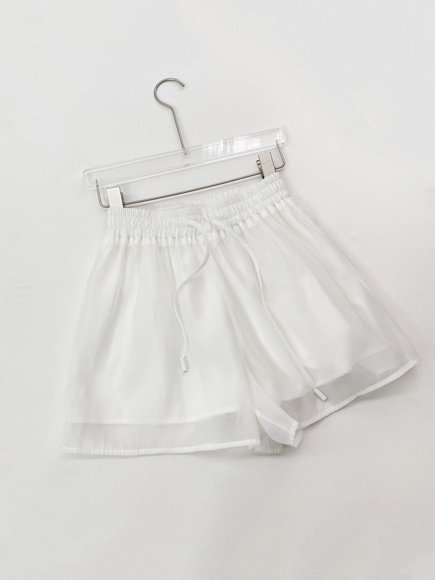 Sheer layered shorts in 3 colors