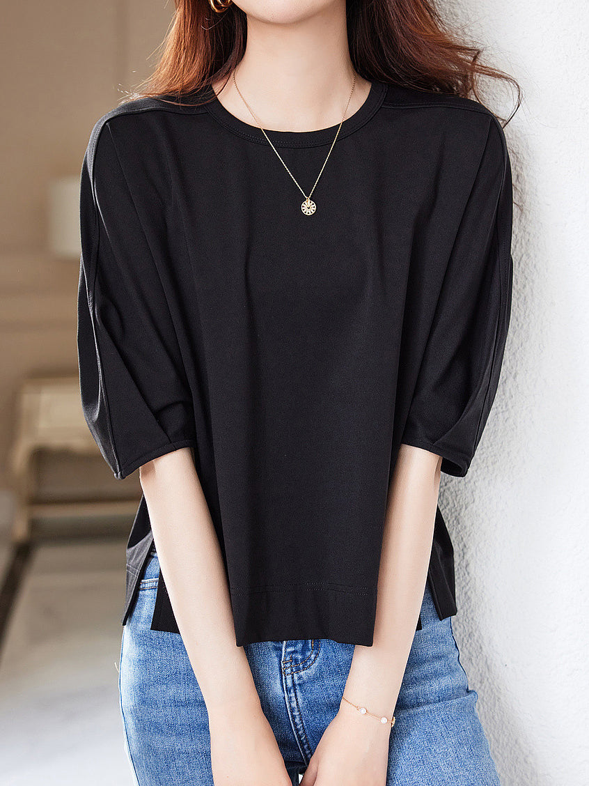 サイドボタンTシャツ　2色入 - SonderSable