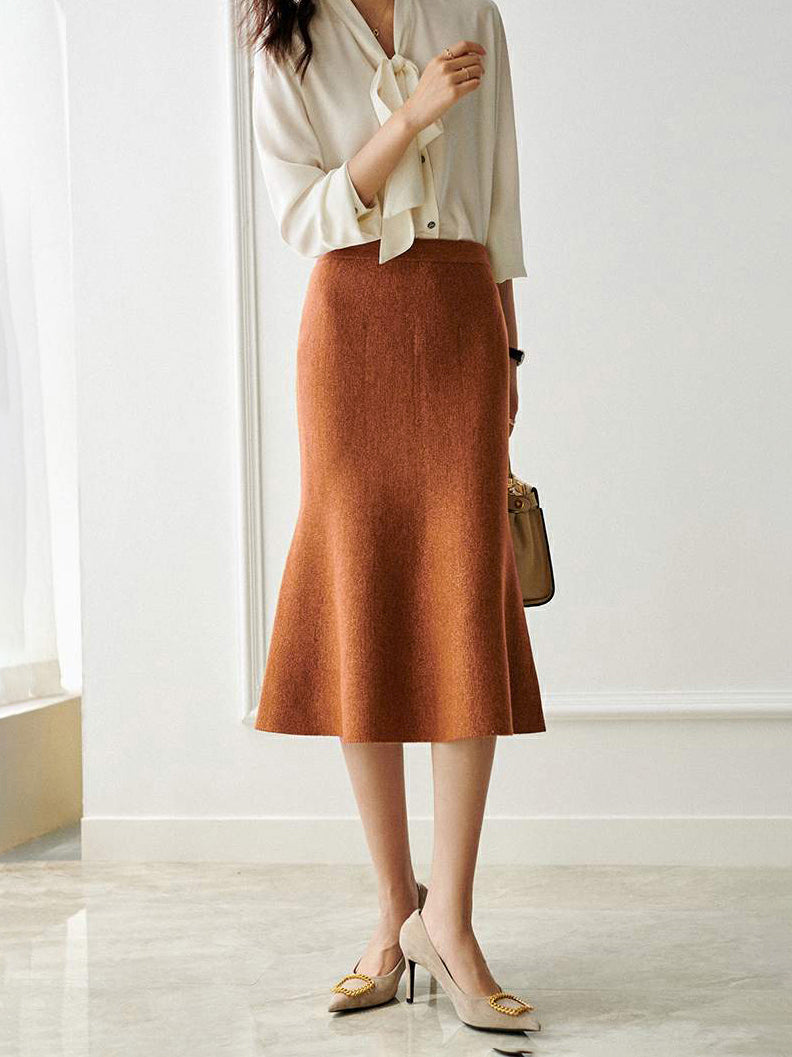 ミモレ丈マーメイドスカート　2色入 - SonderSable