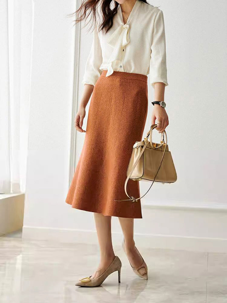 ミモレ丈マーメイドスカート　2色入 - SonderSable