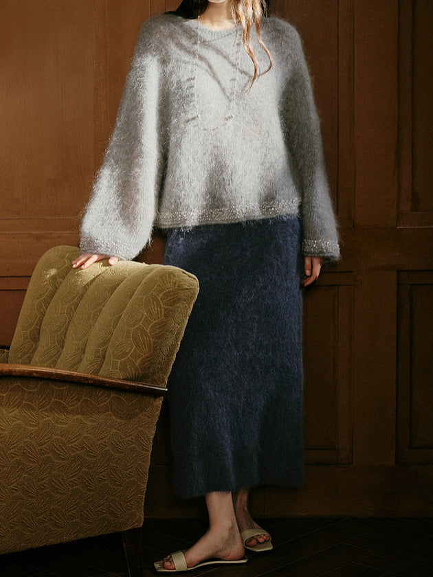 ビジューデザインヘムニット　2色入 - SonderSable