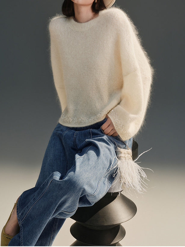 ビジューデザインヘムニット　2色入 - SonderSable