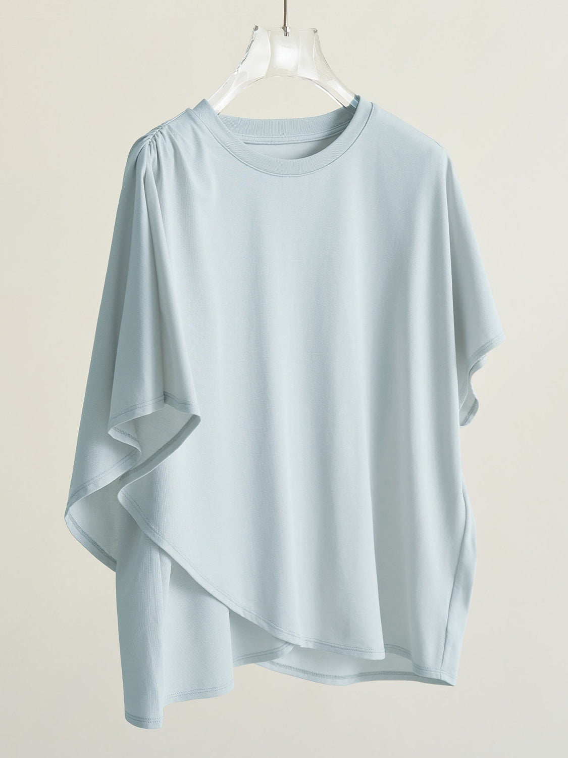 アシメデザインクロスフレアTシャツ