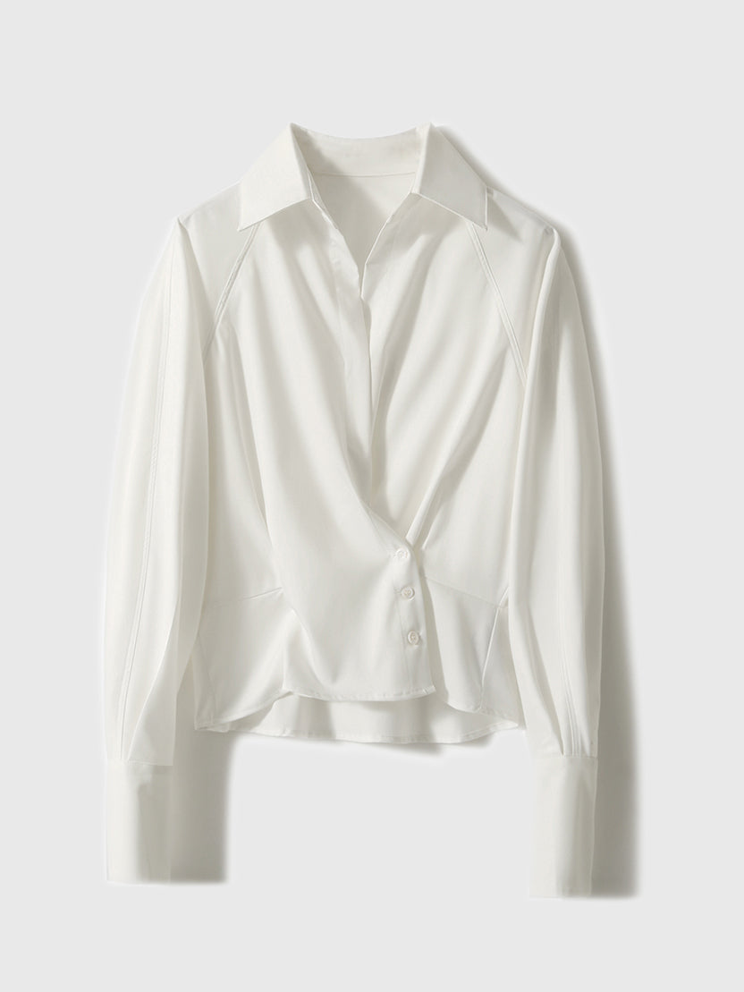 Cache-coeur volume blouse in 2 colors