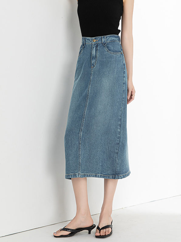 デニムナロースカート　2色入 - SonderSable