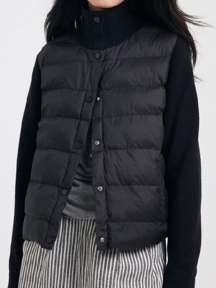 Knit docking down jacket (4 colors)