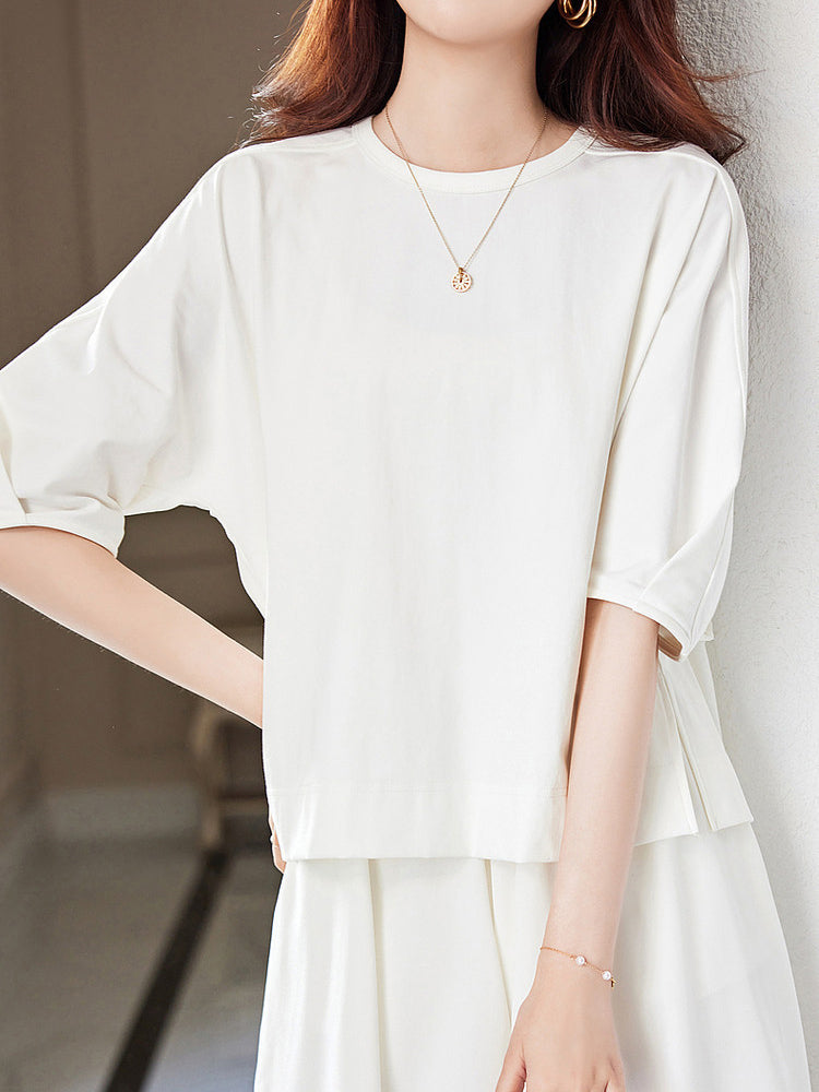 サイドボタンTシャツ　2色入 - SonderSable