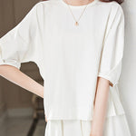サイドボタンTシャツ　2色入 - SonderSable