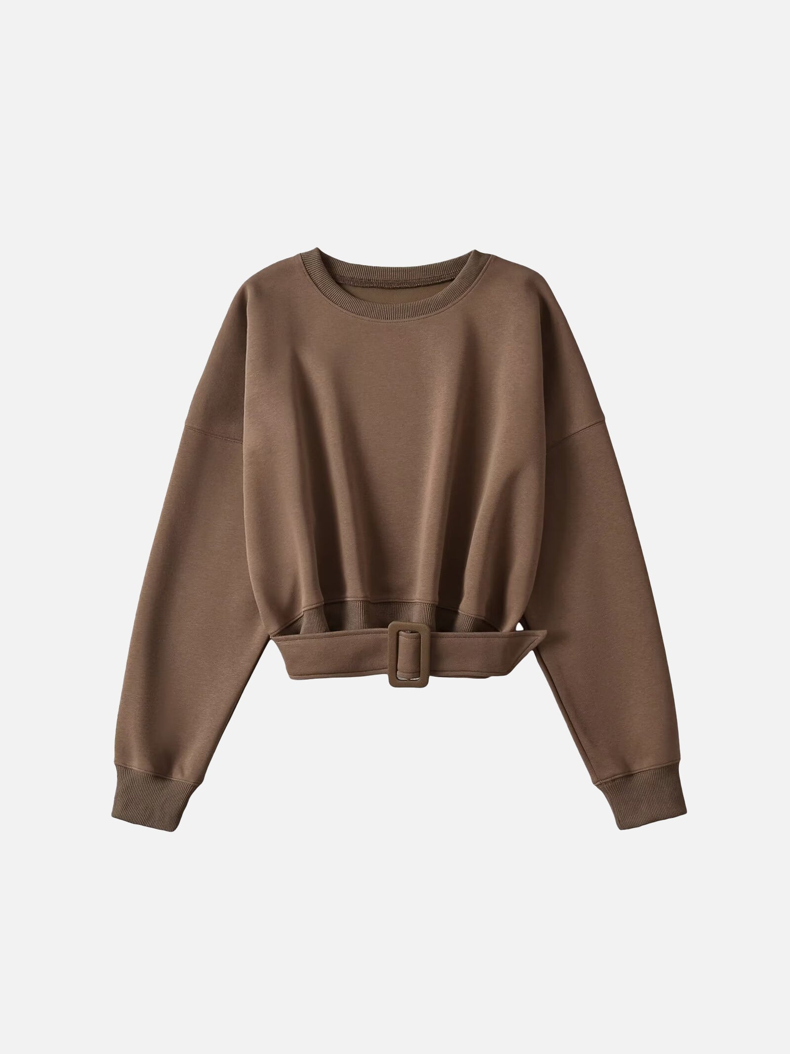 Buckle belt design sweatshirt (6 colors)