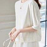 サイドボタンTシャツ　2色入 - SonderSable