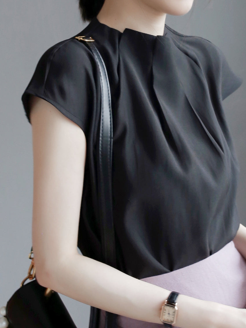 French Sleeve Smock Blouse 5 Colors