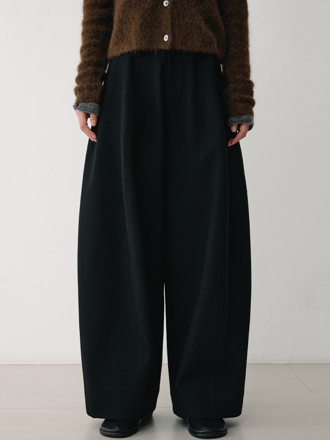 ワイドメルトンパンツ　3色入