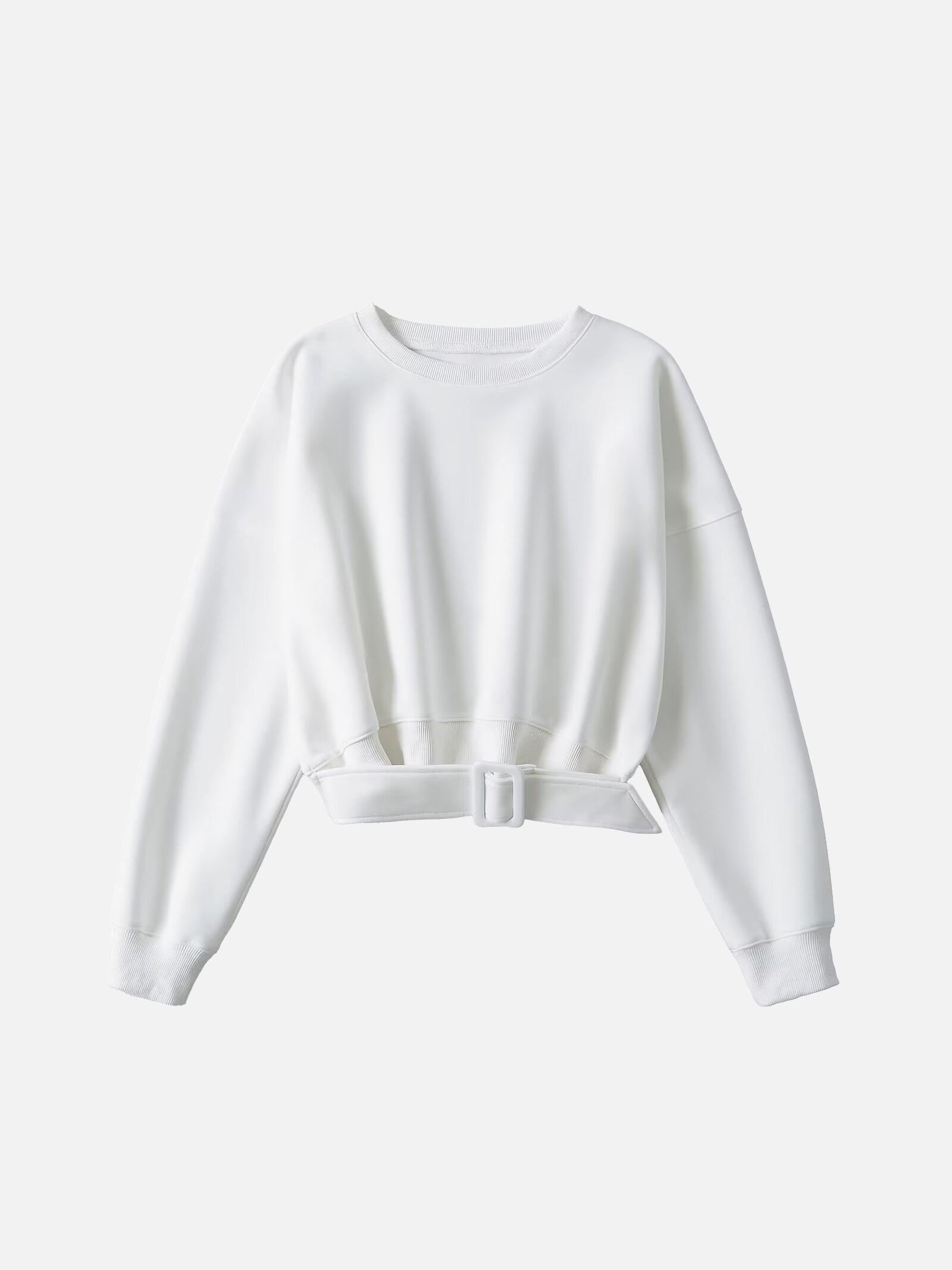 Buckle belt design sweatshirt (6 colors)