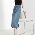 デニムナロースカート　2色入 - SonderSable