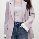 <先行公開>レースプリーツカフステーラードジャケット　2色入 - SonderSable