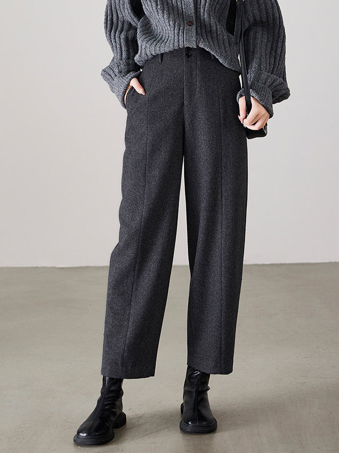 メルトンストレートパンツ　3色入