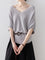 Vネックバックルベルトドルマンニット　4色入 - SonderSable