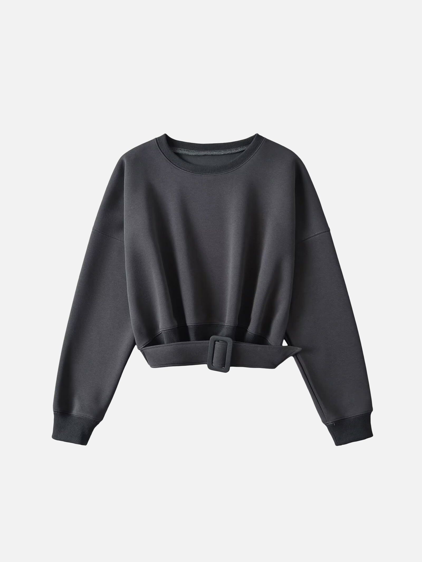 Buckle belt design sweatshirt (6 colors)