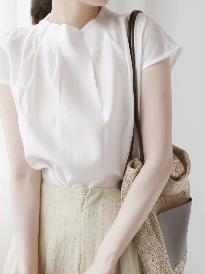 French Sleeve Smock Blouse 5 Colors