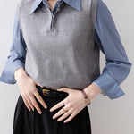 <先行公開>レイヤードストライプニット - SonderSable