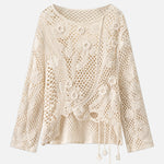 <先行公開>シアークロッシェイレギュラーヘムプルオーバー　2色入 - SonderSable