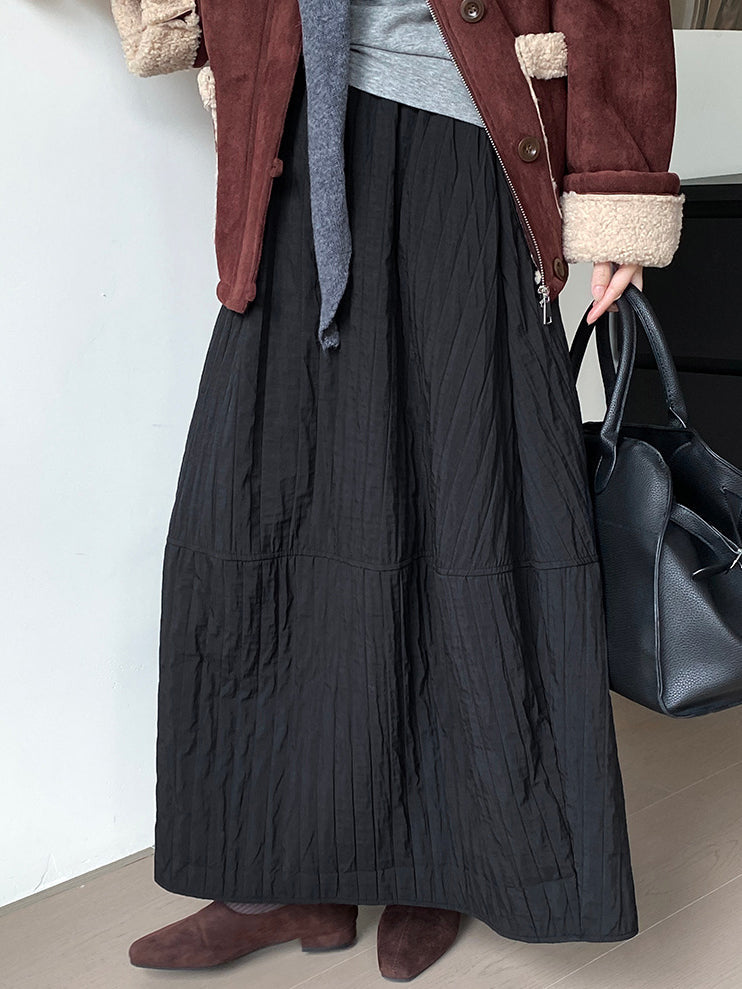 キルディングロングスカート　4色入