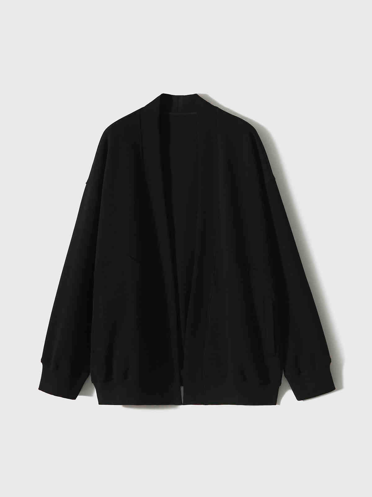 Casual sweat cardigan in 2 colors