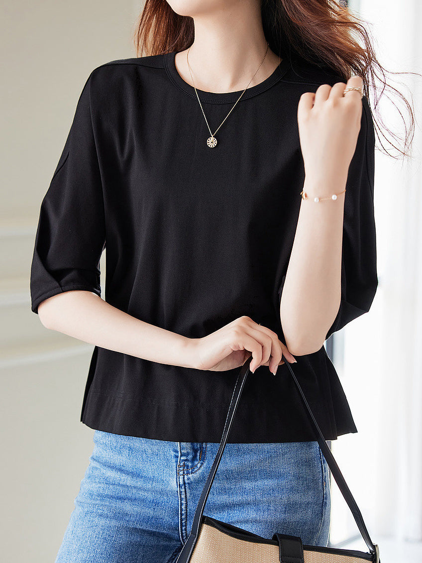 サイドボタンTシャツ　2色入 - SonderSable