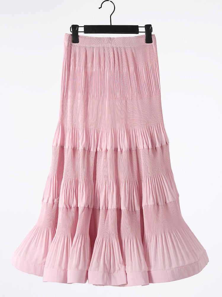 <先行公開>リズムプリーツティアードスカート　3色入 - SonderSable